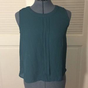 Teal -Sheer & lace Shirt ❤️